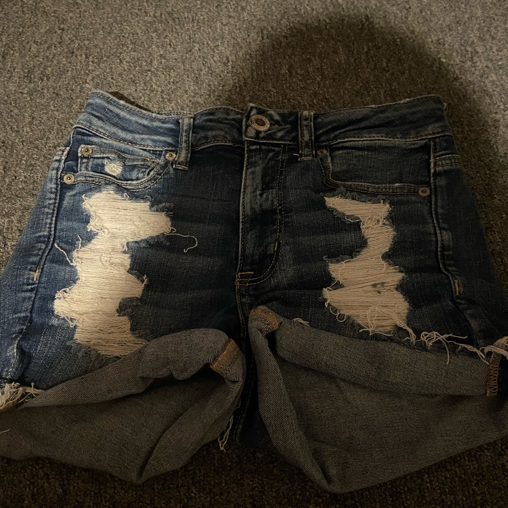 American Eagle Outfitters High Rise Shortie Shorts